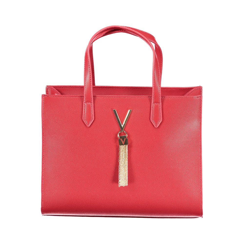 Mario Valentino Rote Polyethylen-Handtasche